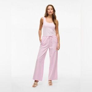 Zara Compression Pink Kenza Basic Tank Top